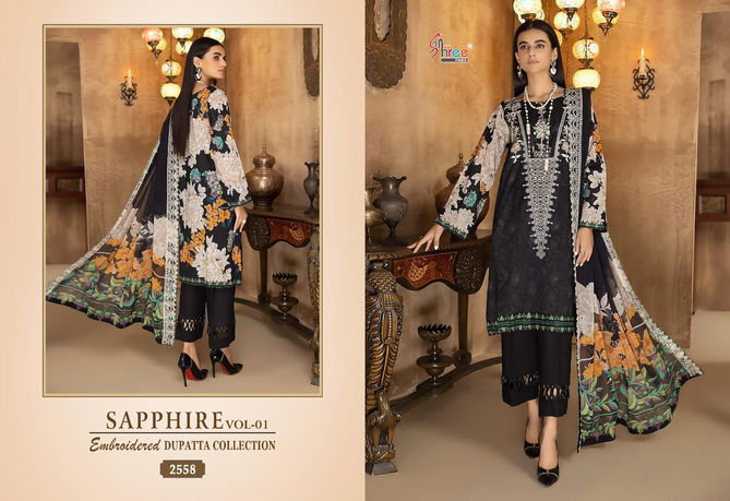 Shree Sapphire Vol 1 Wholesale Cotton Pakistani Salwar Suits